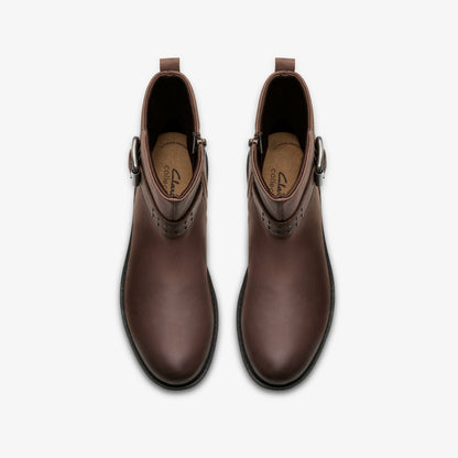 Clarks Best Price / Hearth Buckle Dark Brown