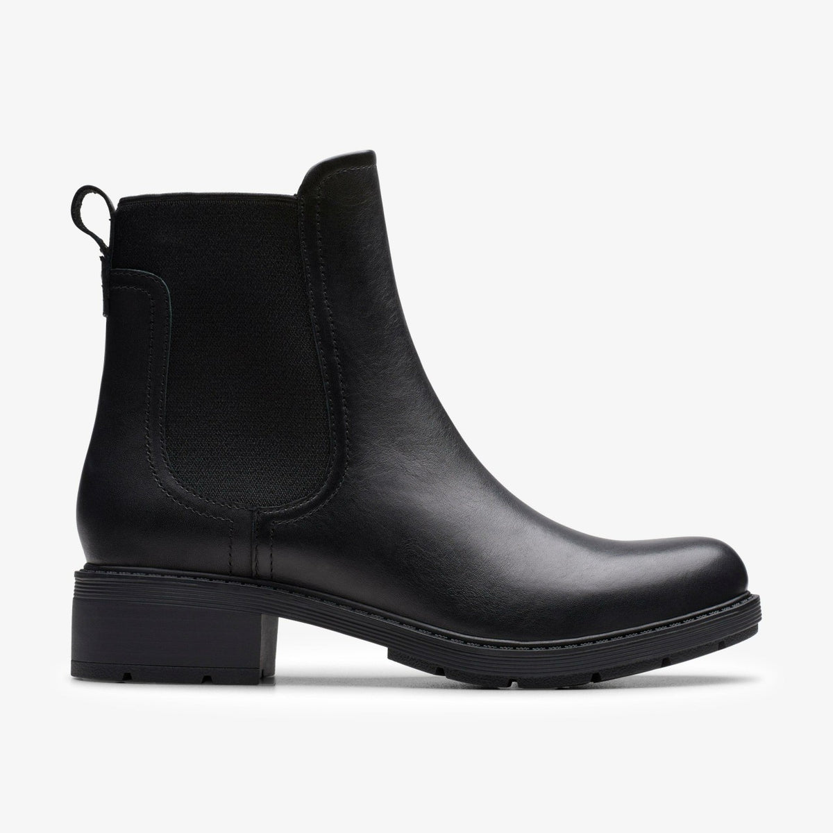 Clarks Sale / Hearth Top Black Leather