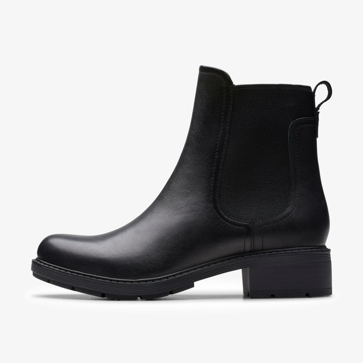 Clarks Sale / Hearth Top Black Leather