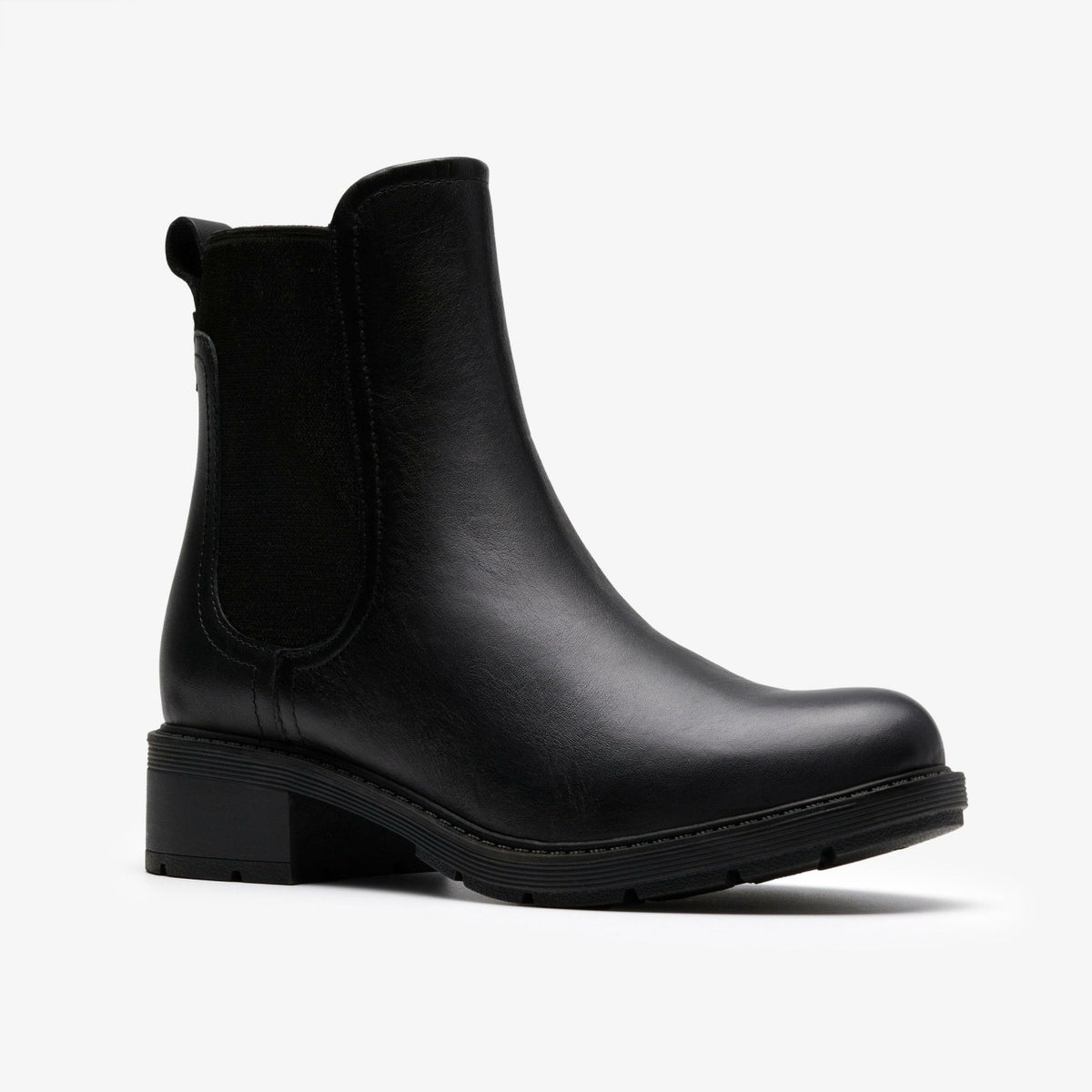 Clarks Sale / Hearth Top Black Leather