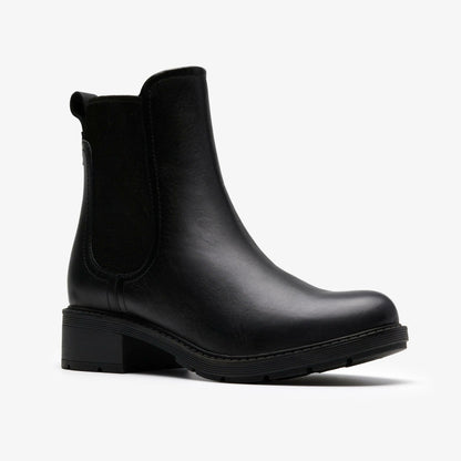 Clarks Sale / Hearth Top Black Leather