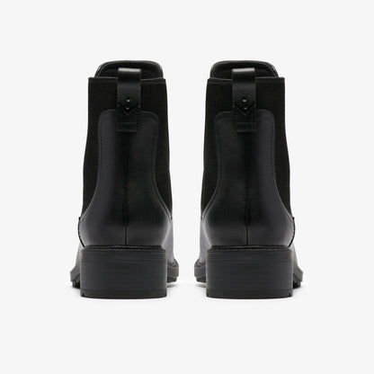 Clarks Sale / Hearth Top Black Leather