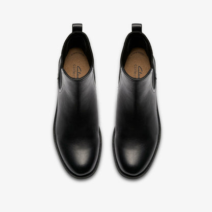Clarks Sale / Hearth Top Black Leather