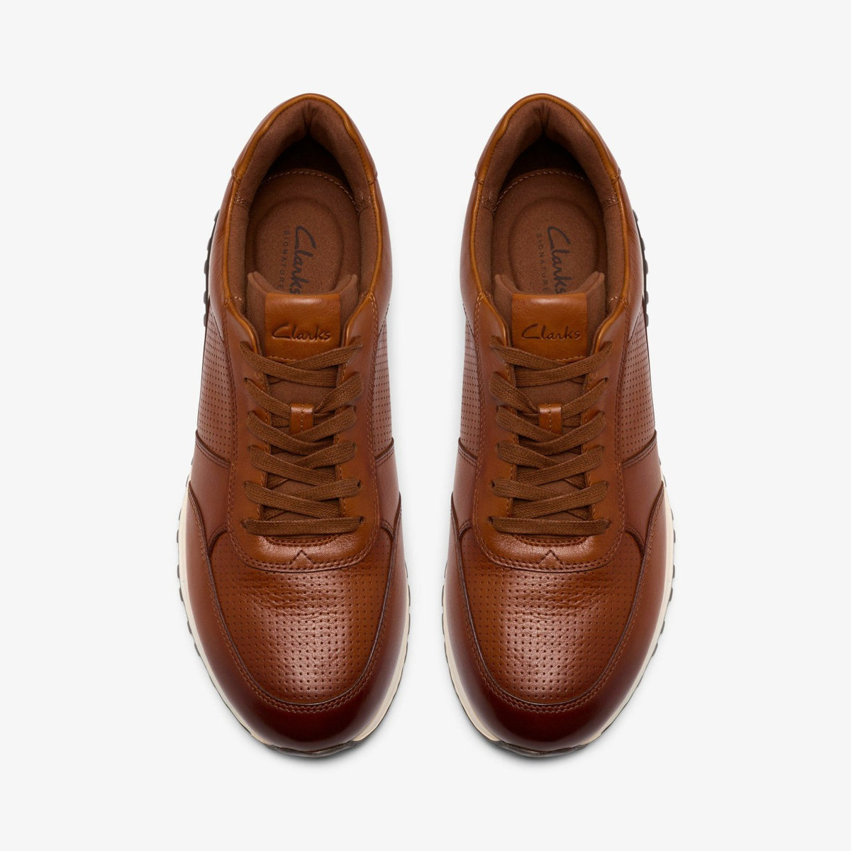 Clarks Recommended / Radwell Tie Tan Leather