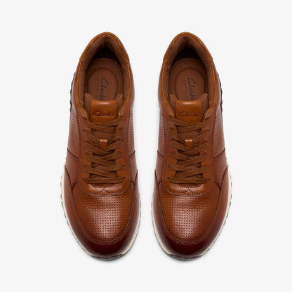 Clarks Recommended / Radwell Tie Tan Leather