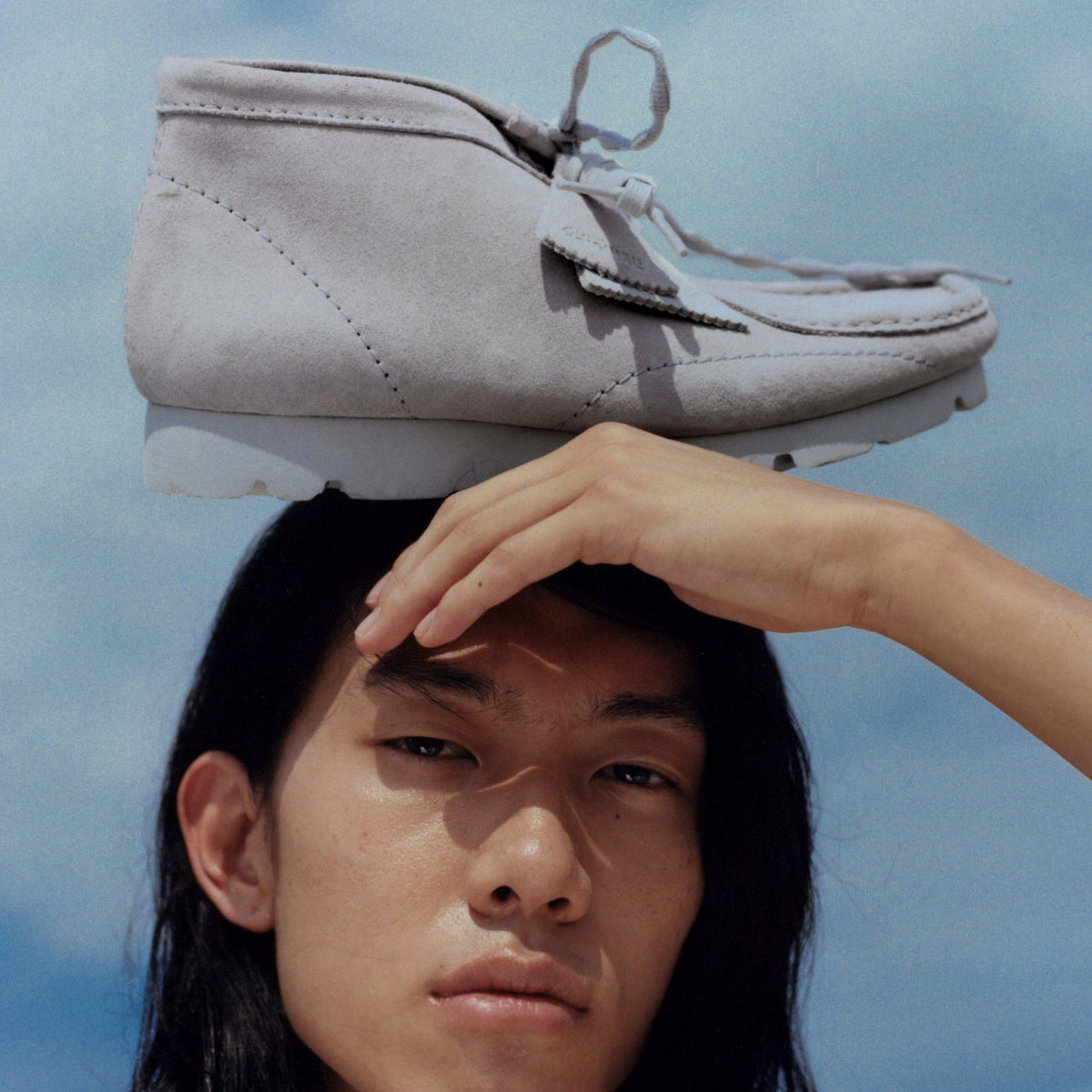 Clarks Sale / Wallabee Boot PAF Grey/Blue