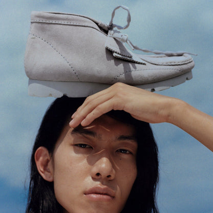 Clarks Sale / Wallabee Boot PAF Grey/Blue
