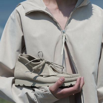 Clarks Latest / Wallabee Boot PAF Beige Suede