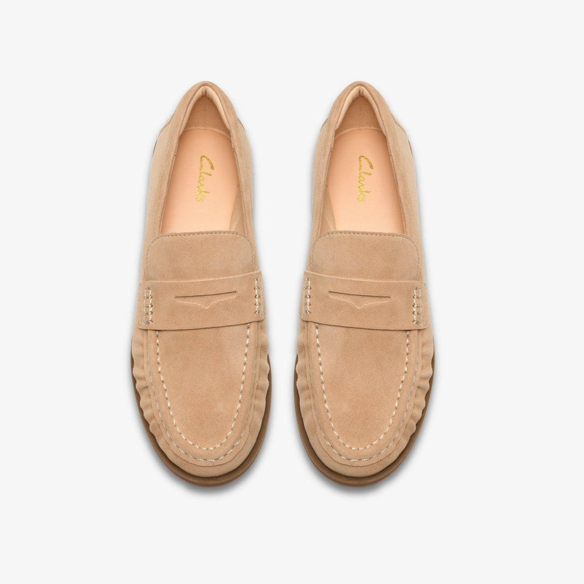 Clarks Essential / Alixea Walk Warm Sand Suede
