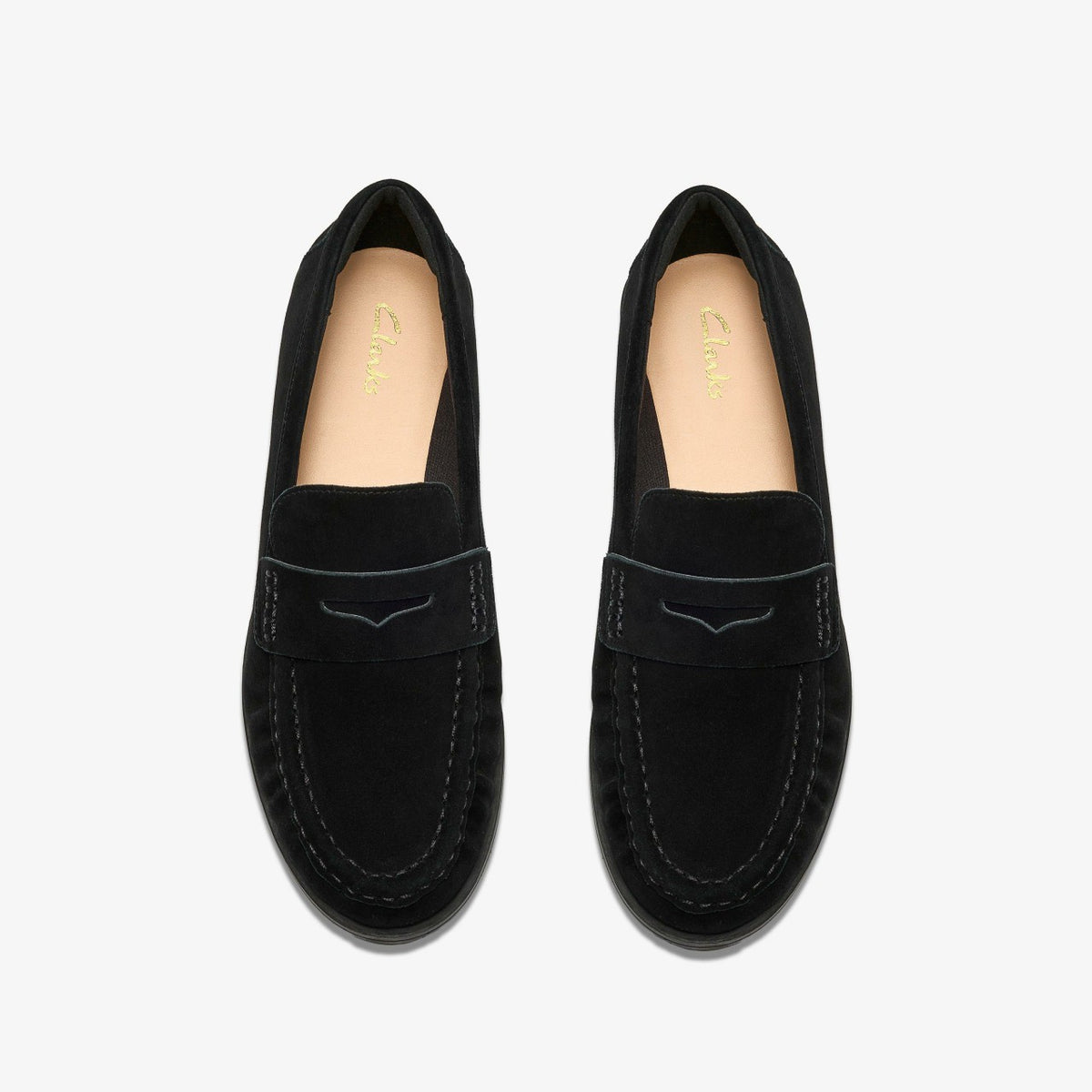 Clarks Latest / Alixea Walk Black Suede