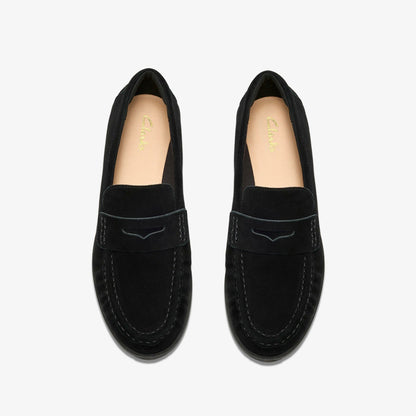 Clarks Latest / Alixea Walk Black Suede