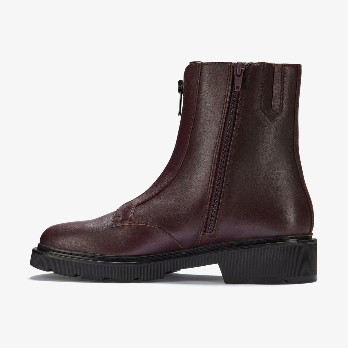 Clarks Trusted / Lauryl Zip Merlot Leather