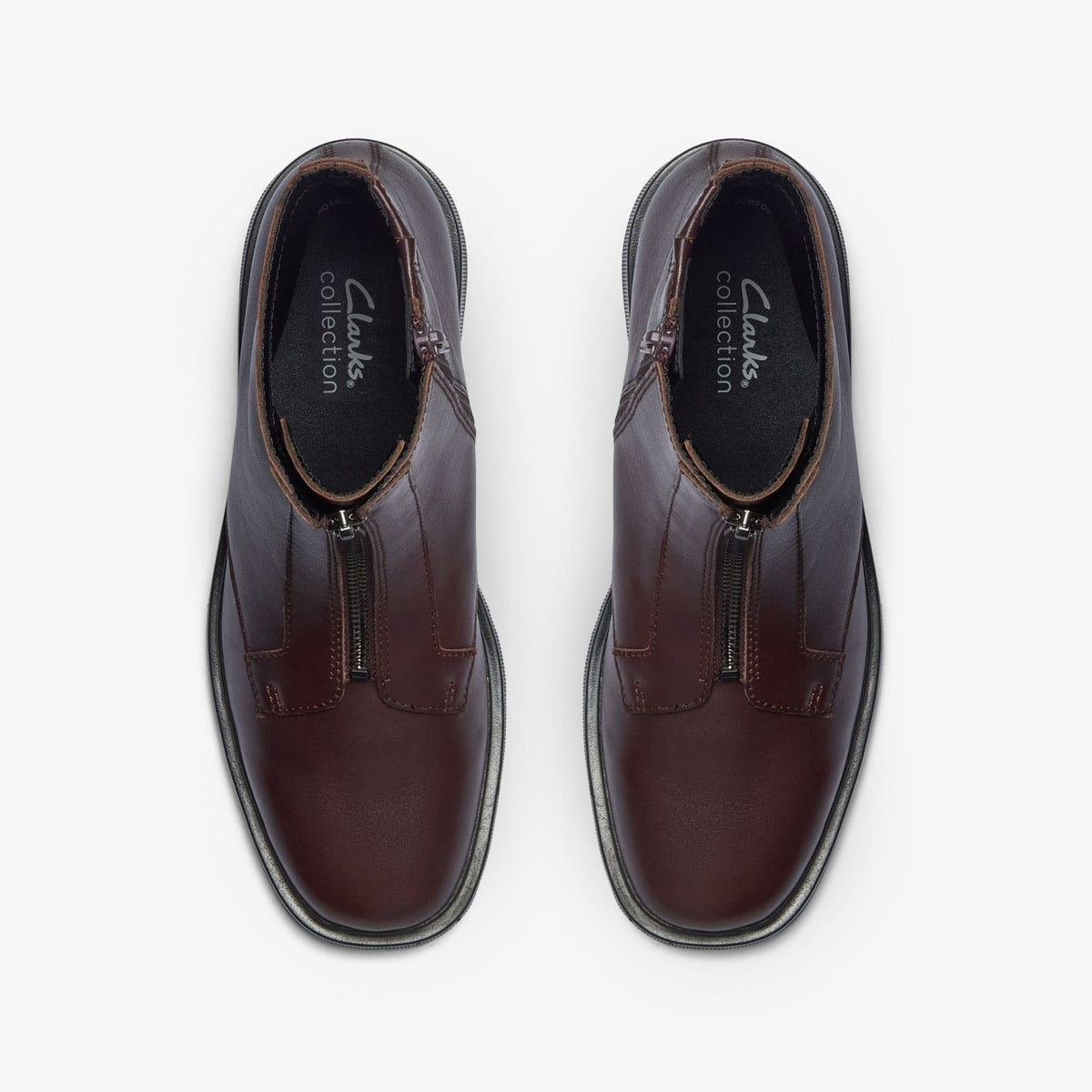 Clarks Trusted / Lauryl Zip Merlot Leather