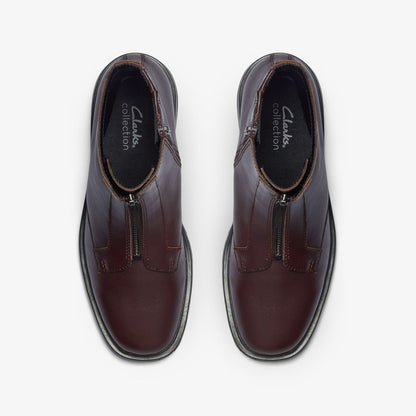 Clarks Trusted / Lauryl Zip Merlot Leather