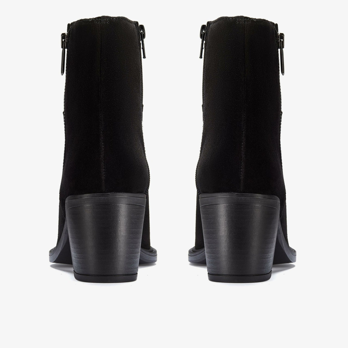 Clarks Latest / Jesse Zip Black Suede
