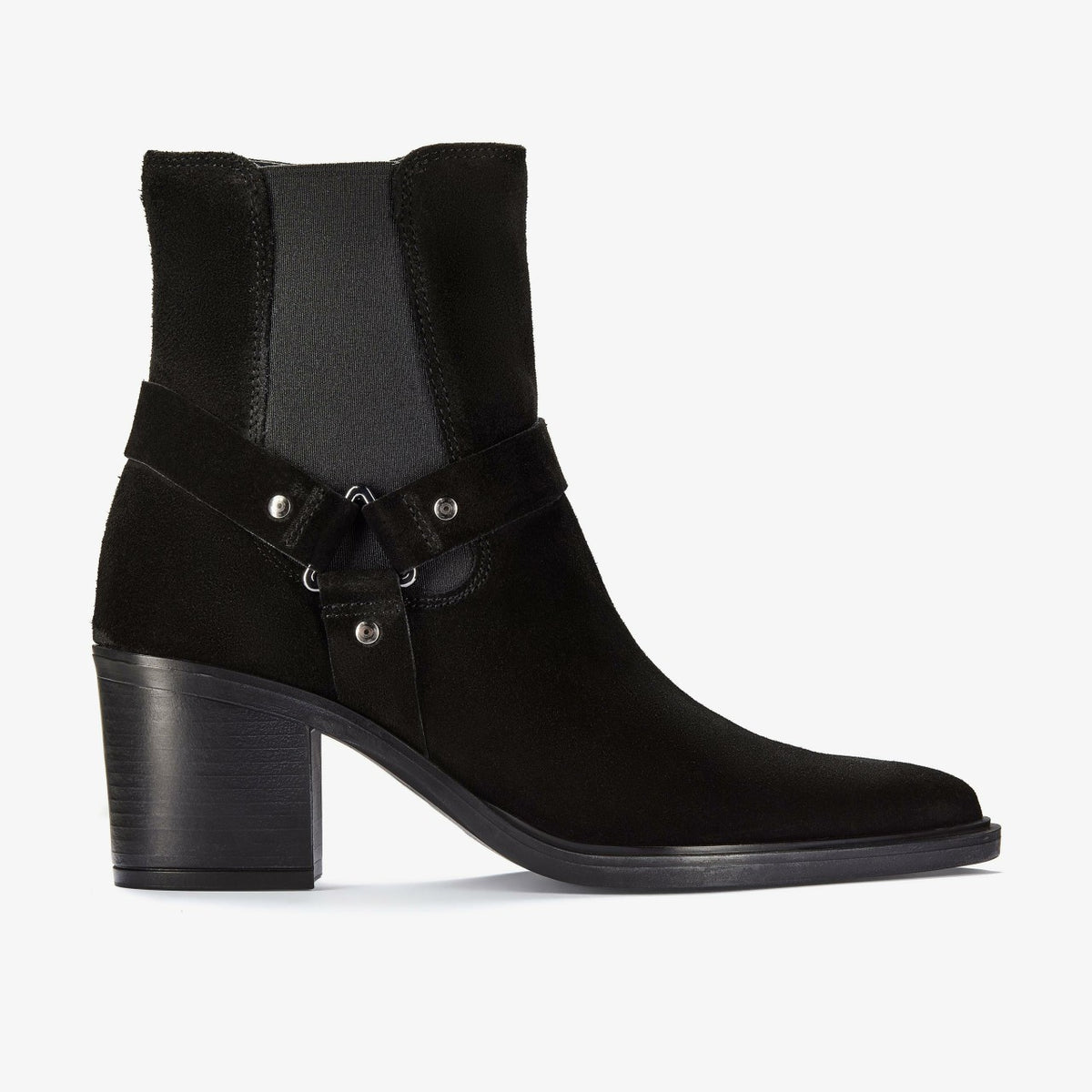 Clarks Trending / Jesse Buckle Black Suede