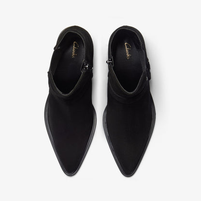 Clarks Trending / Jesse Buckle Black Suede