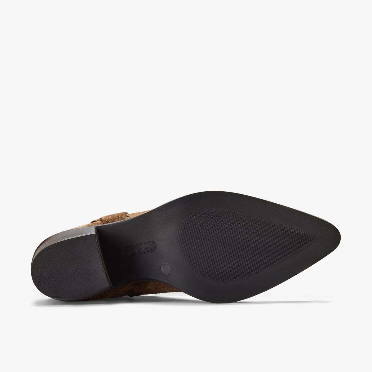 Clarks New / Jesse Buckle Dark Tan Suede