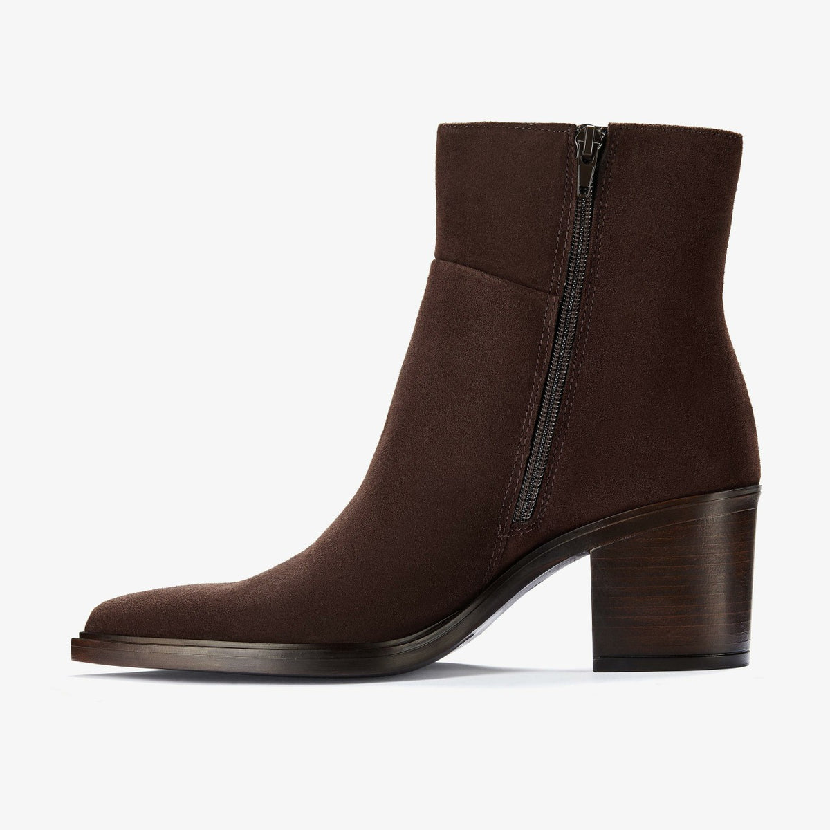 Clarks Latest / Jesse Zip Dark Brown Suede