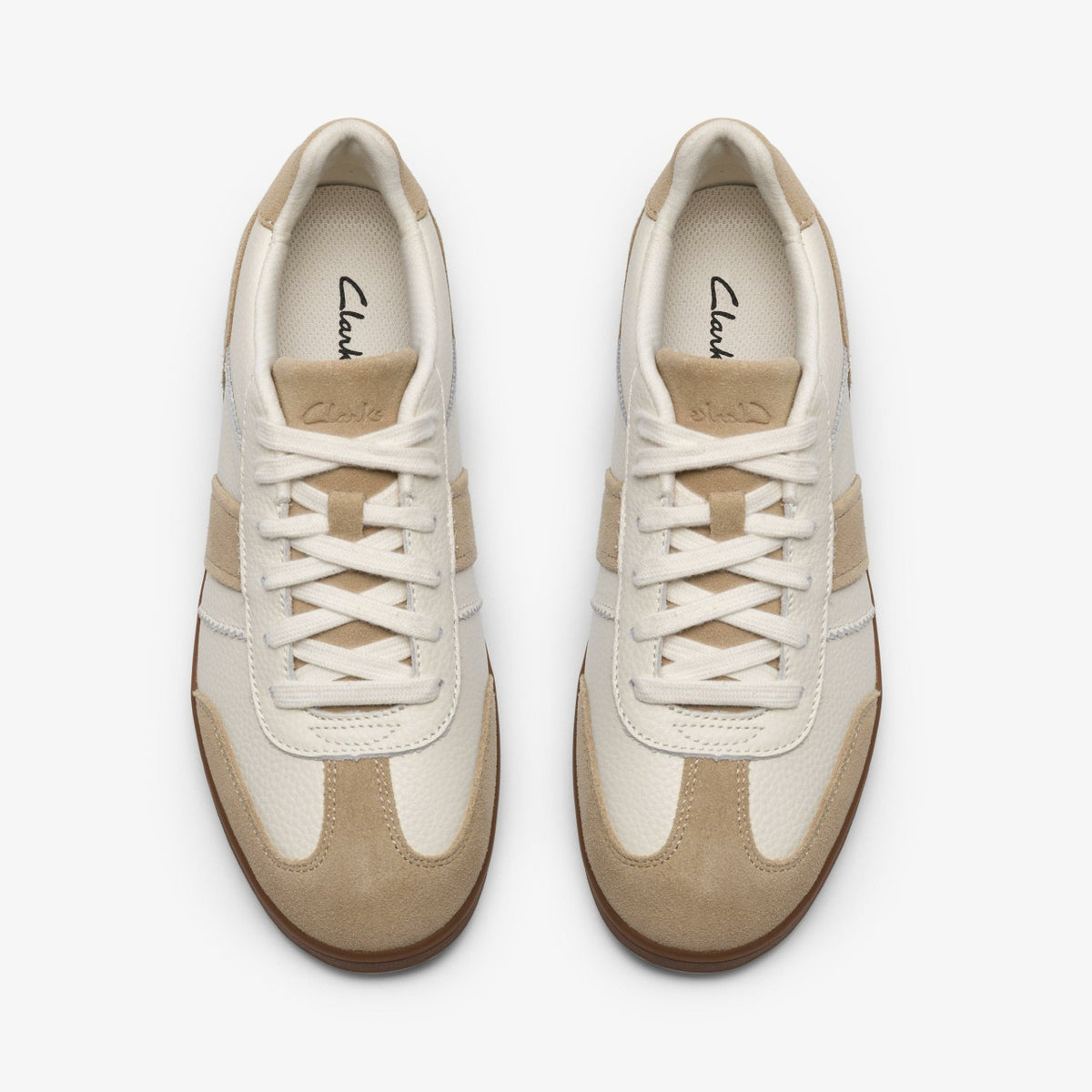 Clarks Top Pick / Seco Speed White Combination Leather