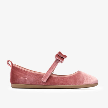 Clarks Deals / Charm Bow Kid Dusty Pink