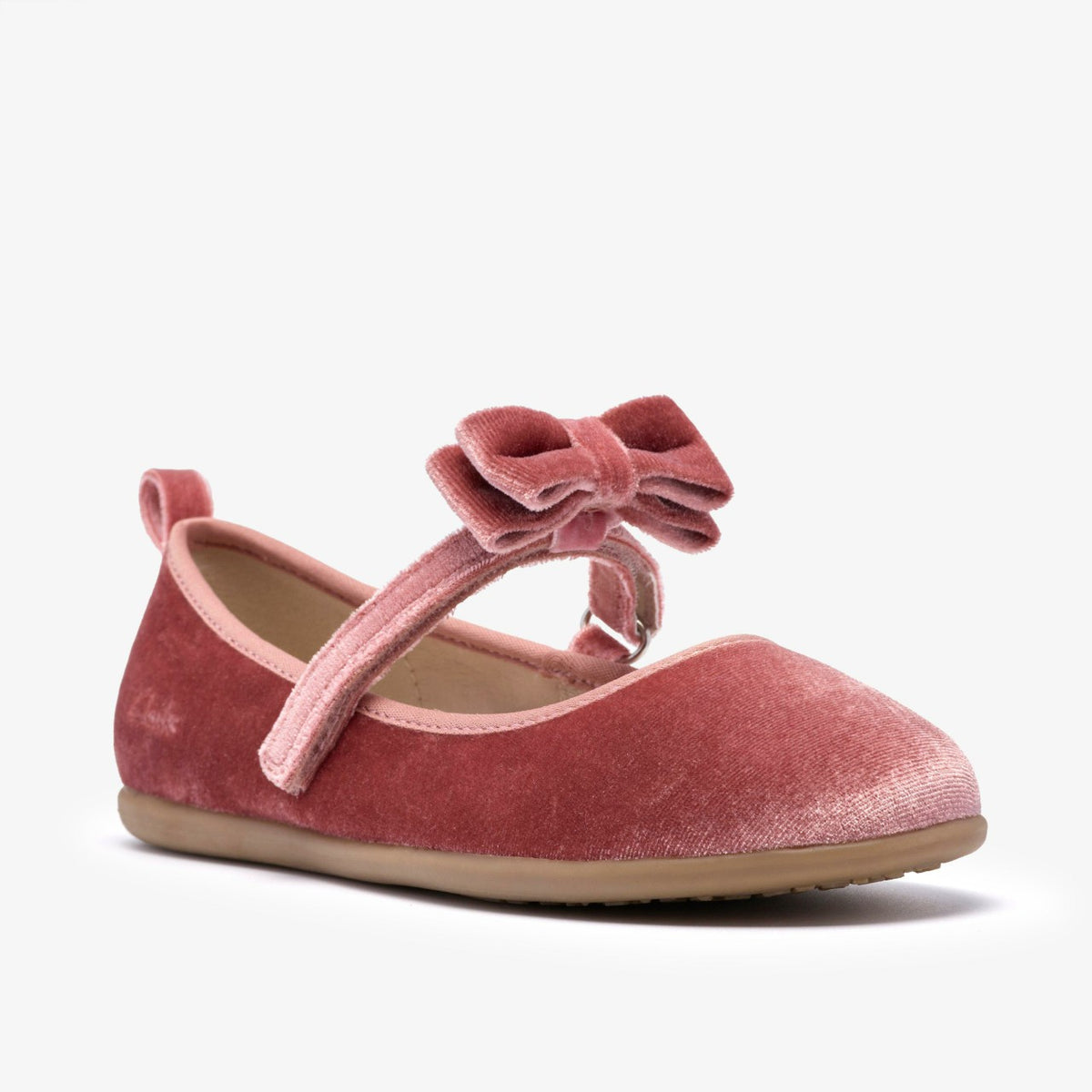 Clarks Deals / Charm Bow Kid Dusty Pink