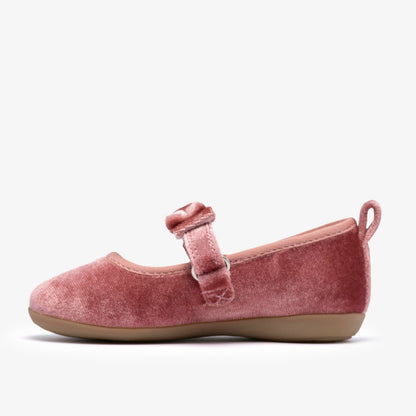 Clarks Smart Buy / Charm Bow Toddler Dusty Pink