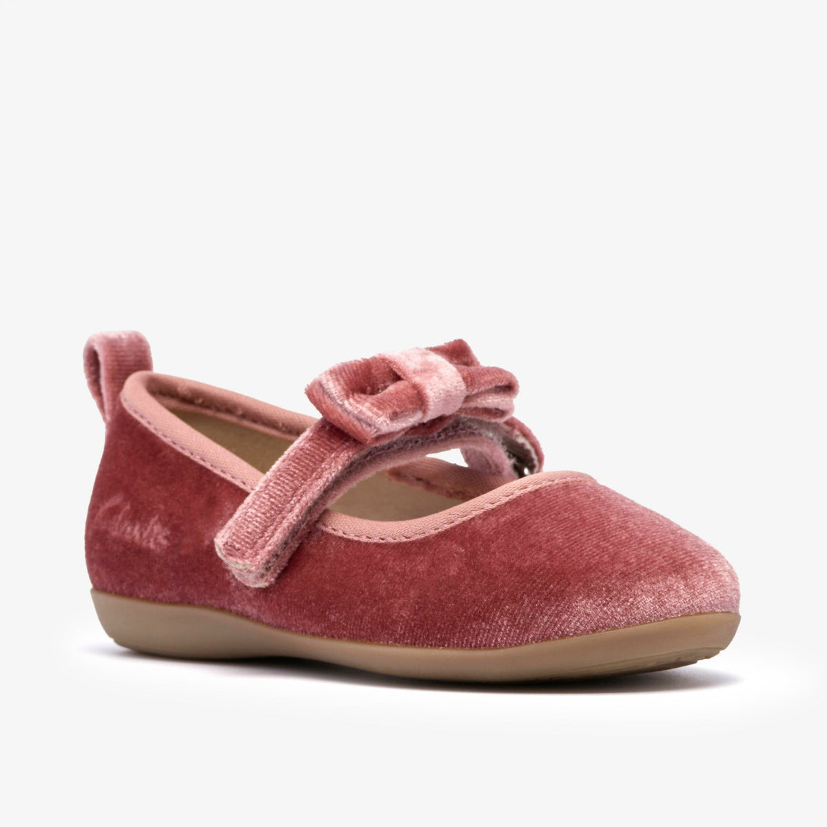 Clarks Smart Buy / Charm Bow Toddler Dusty Pink