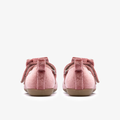 Clarks Smart Buy / Charm Bow Toddler Dusty Pink