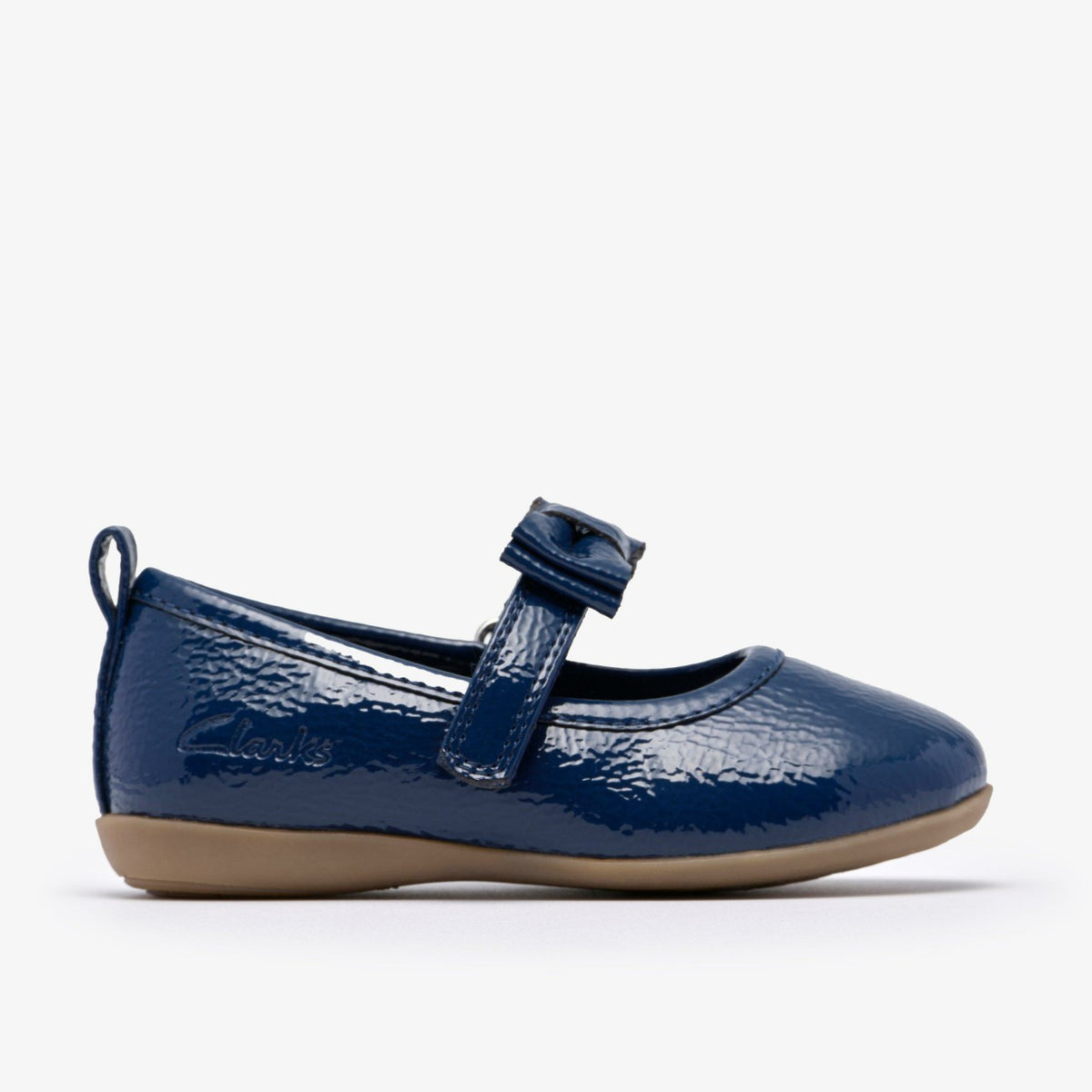 Clarks Deals / Charm Bow Toddler Navy Patent