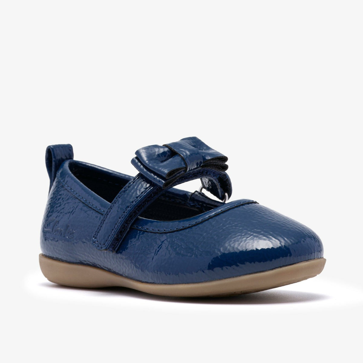 Clarks Deals / Charm Bow Toddler Navy Patent