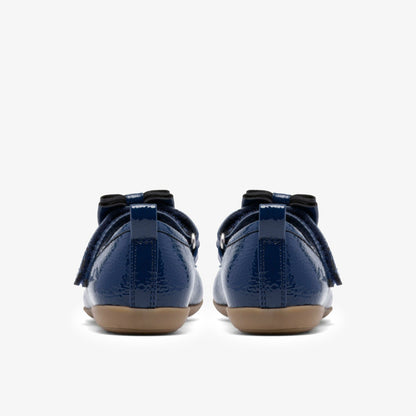 Clarks Deals / Charm Bow Toddler Navy Patent