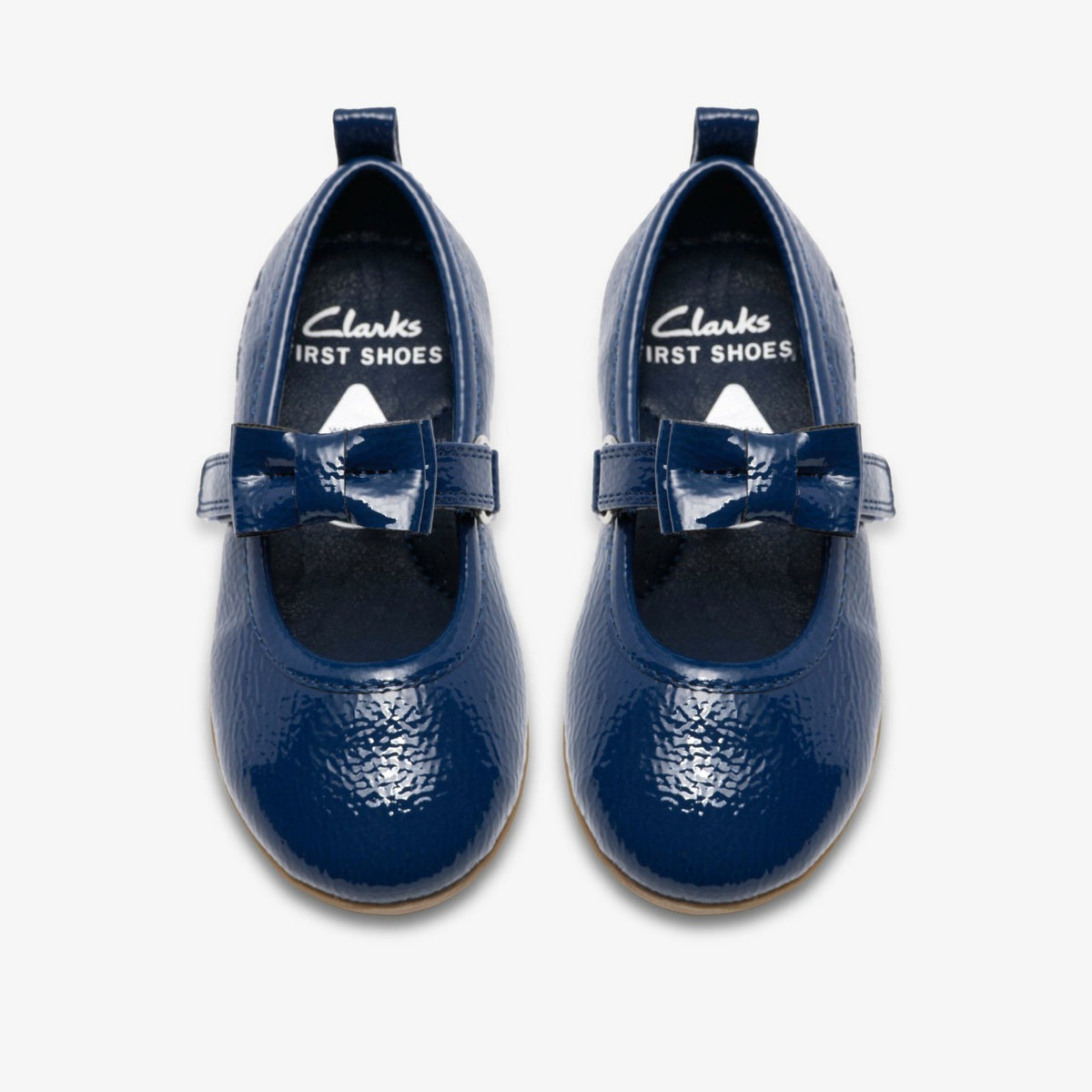 Clarks Deals / Charm Bow Toddler Navy Patent