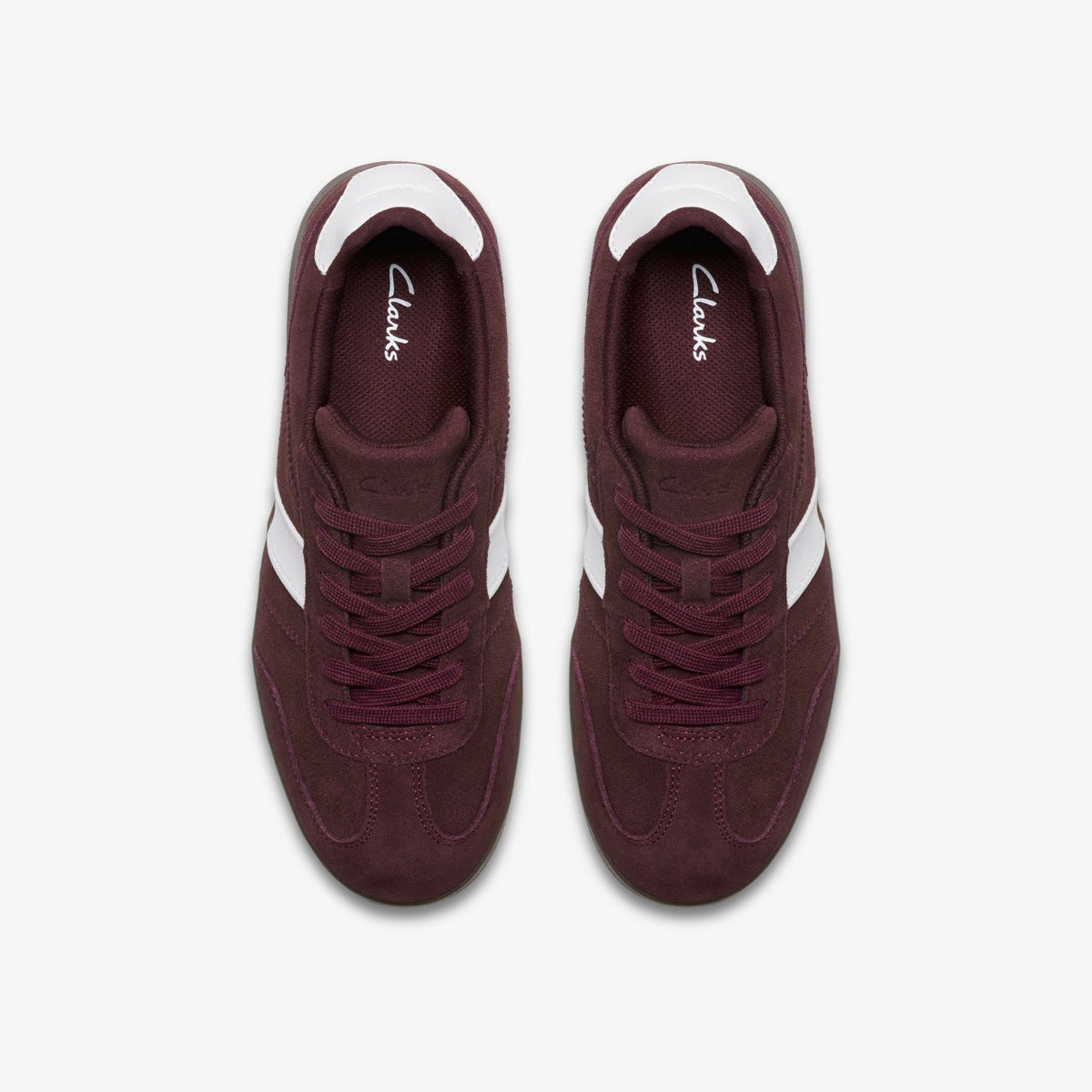 Clarks Best Seller / Seco Speed Burgundy Suede