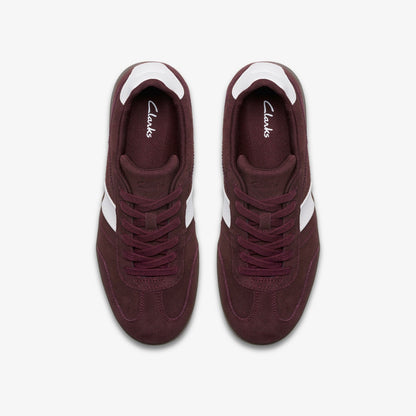 Clarks Best Seller / Seco Speed Burgundy Suede