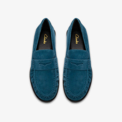 Clarks Exclusive / Alixea Walk Teal Suede