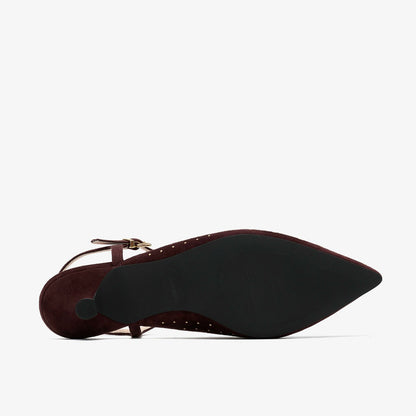 Clarks Classic / Pisa Stud Brown Suede