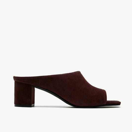 Clarks Recommended / Siray Mule Dark Brown Suede