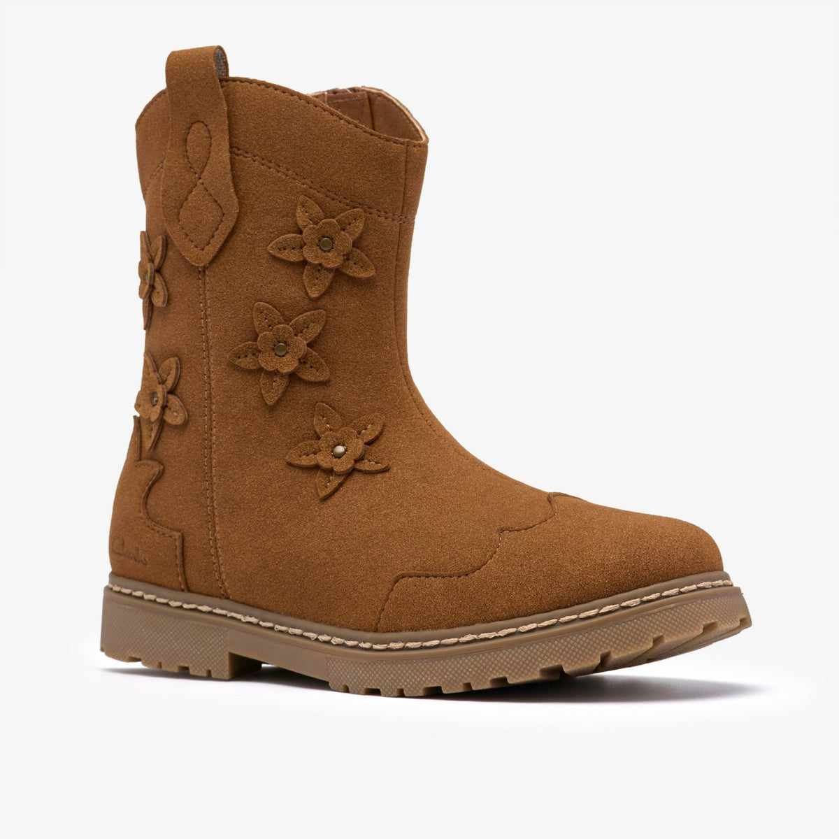 Clarks Top Pick / Adelaide Mid Kid Tan