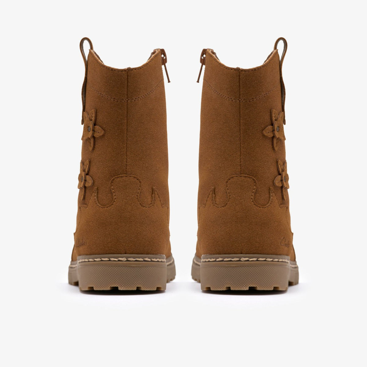Clarks Top Pick / Adelaide Mid Kid Tan