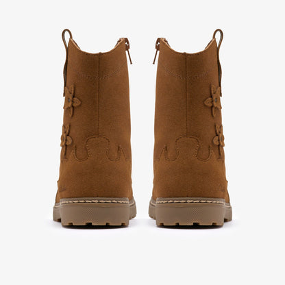 Clarks Top Pick / Adelaide Mid Kid Tan