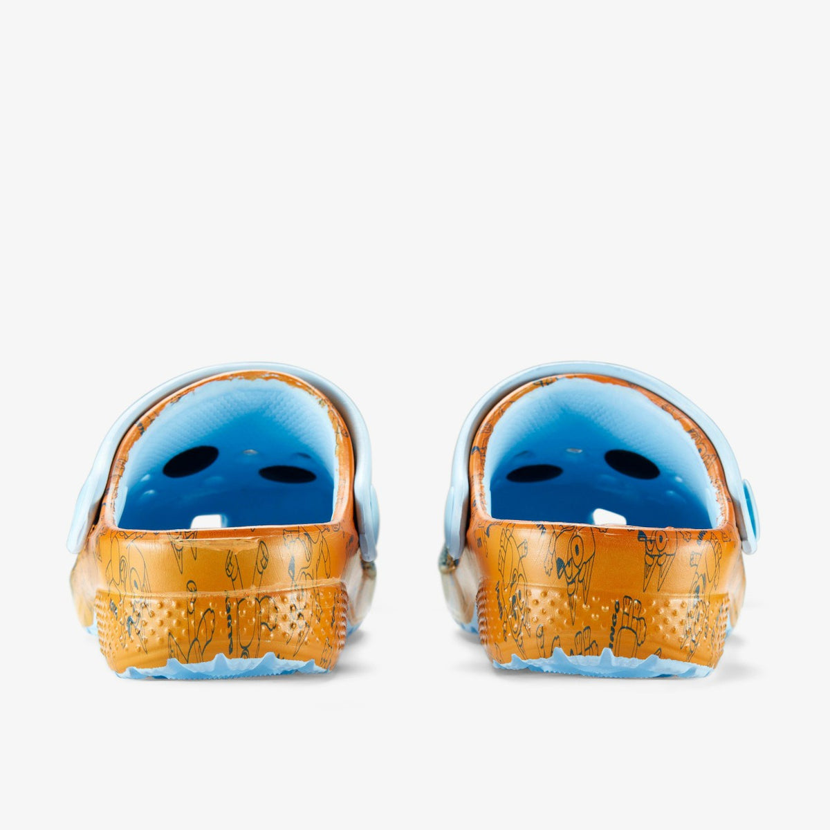 Clarks Discount / Bluey Fade Clog Kid Blue Combination