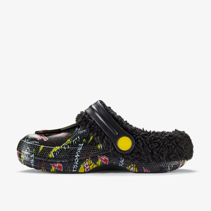 Clarks Exclusive / Pika Clog Warm Lined Kid Black Combination