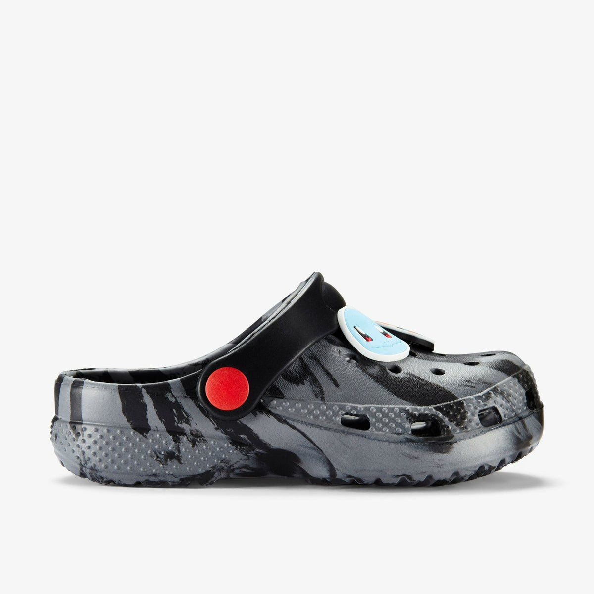 Clarks Recommended / Poke Badge Clog Kid Grey Combination