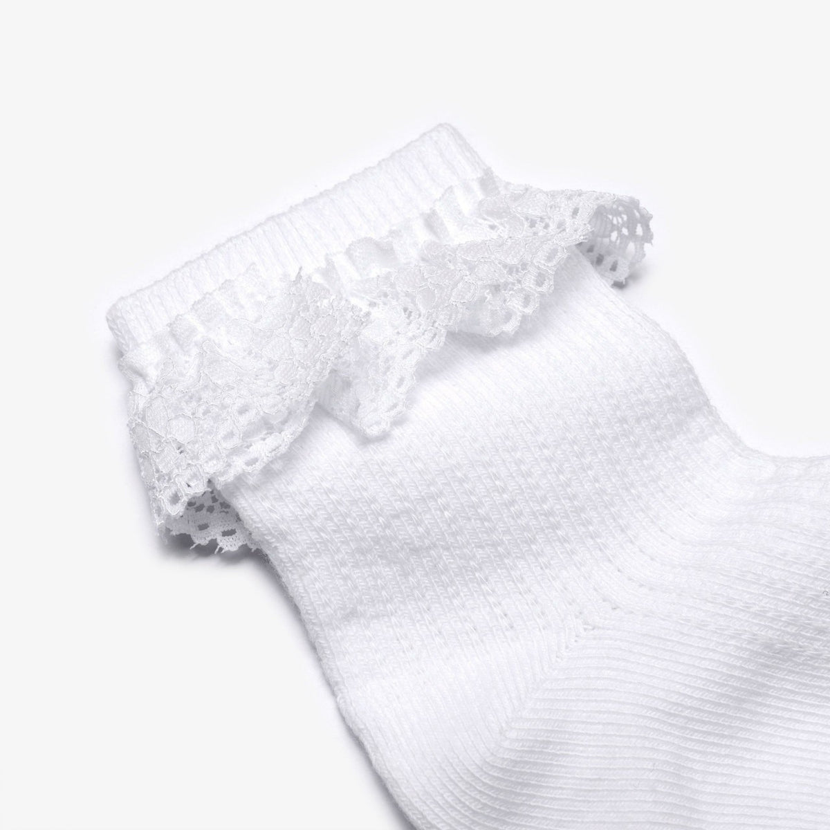 Clarks Latest / Frilly Socks White 4 Pack 1-2 Years White
