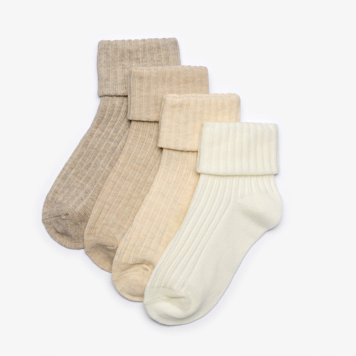 Clarks Trusted / Socks 4 Pack Multicolour 1-2 Years Beige Combination
