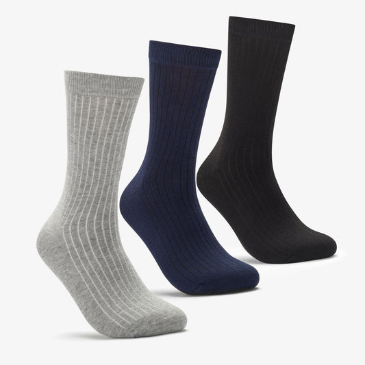 Clarks Trusted / Socks 3 Pack Size 6-11 Mutlicolour Black Multicolour