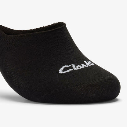 Clarks Great Value / Sock Liners 3 Pack Size 6-11 Black Black