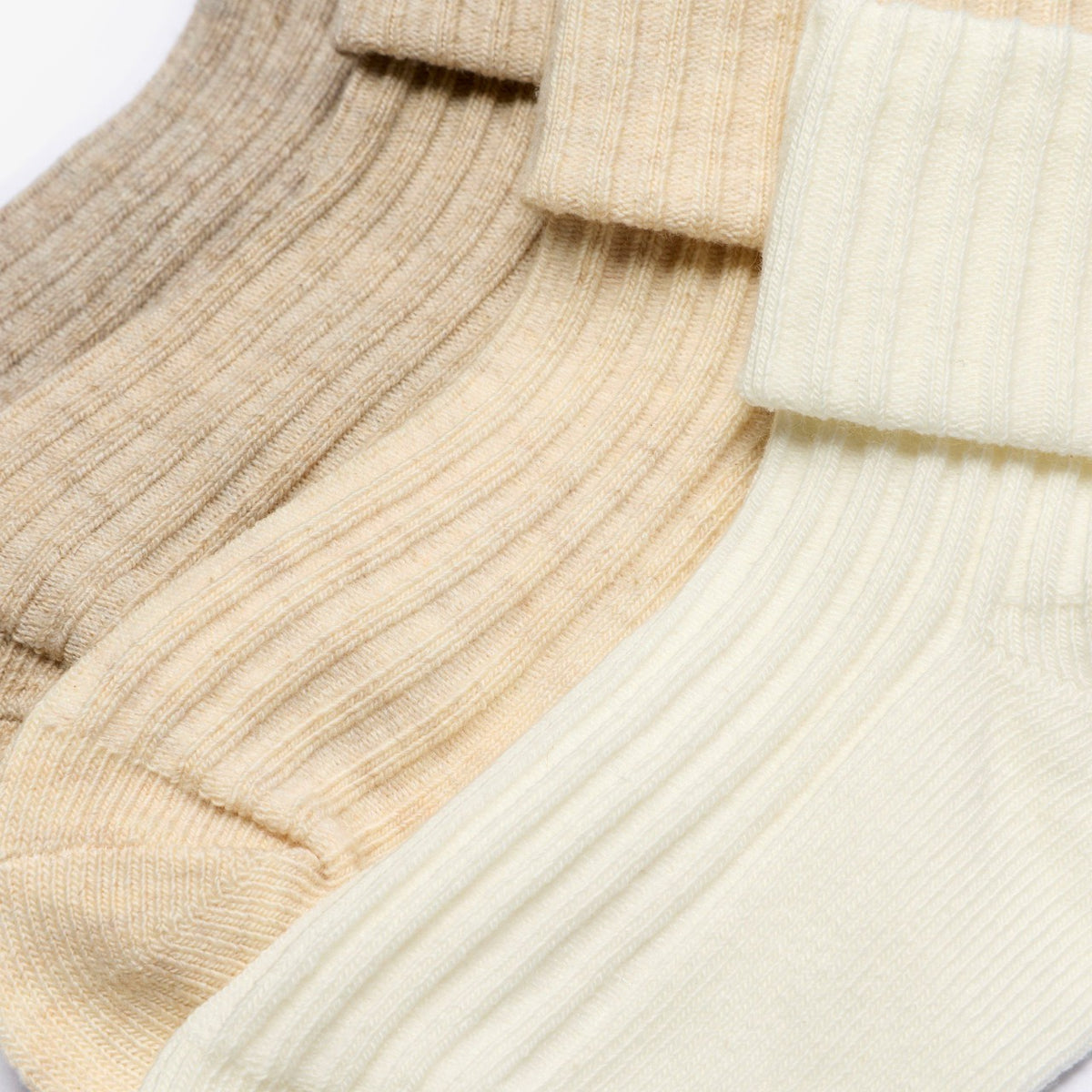 Clarks Quality / Beige Socks 4 Pack 6-12 months Beige Combination