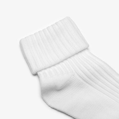 Clarks Recommended / White Socks 4 Pack 1 - 2 Years White